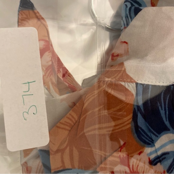 NWT Floral Roxy Mini Wrap Tropical Skirt Beachy Vacation Size Medium Preppy 90s - Picture 12 of 12